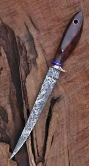 HANDMADE DAMASCUS STEEL FILLET KNIFE - SUSA KNIVES