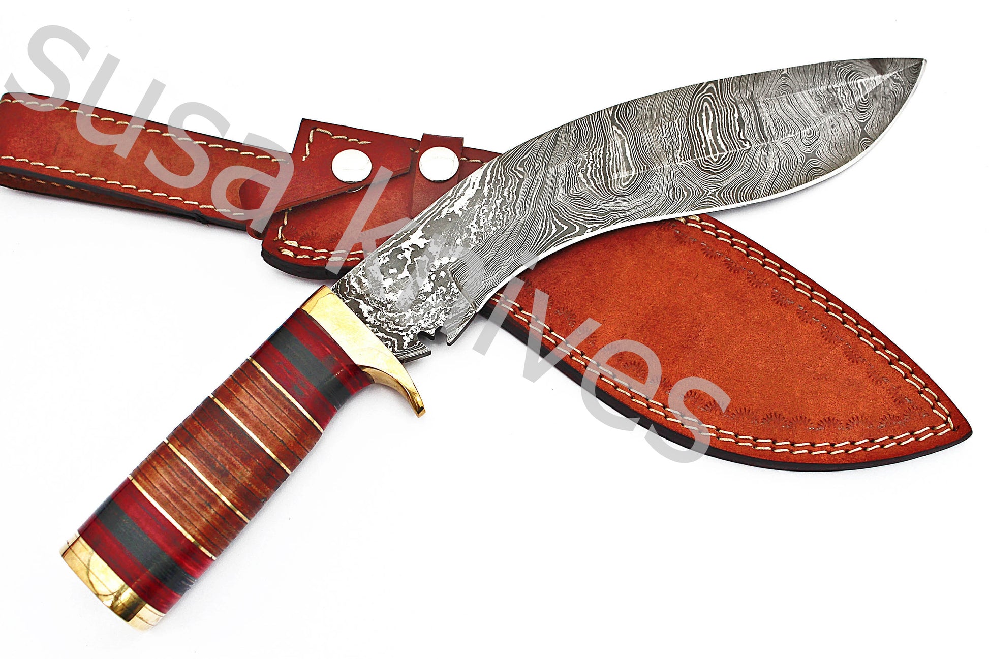Damascus Steel kukri Knife - SUSA KNIVES