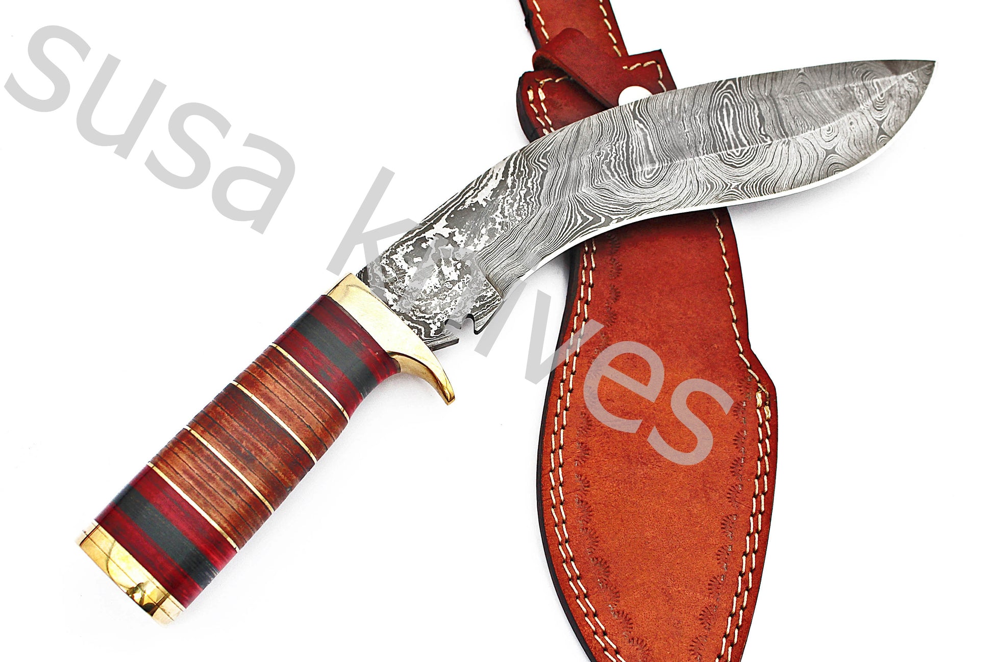 Damascus Steel kukri Knife - SUSA KNIVES