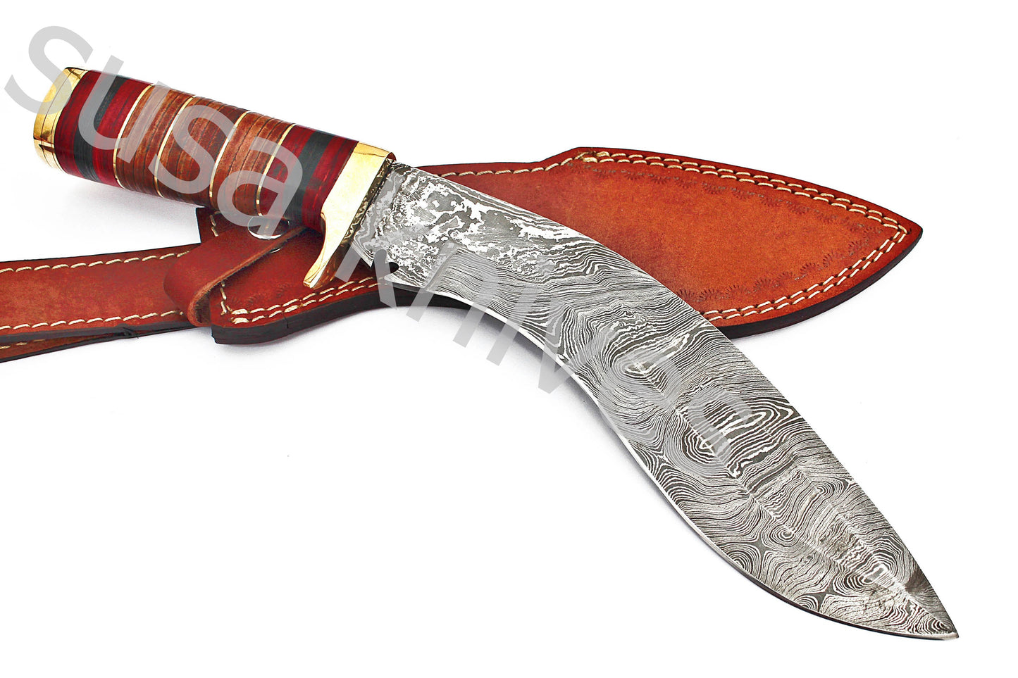 Damascus Steel kukri Knife - SUSA KNIVES