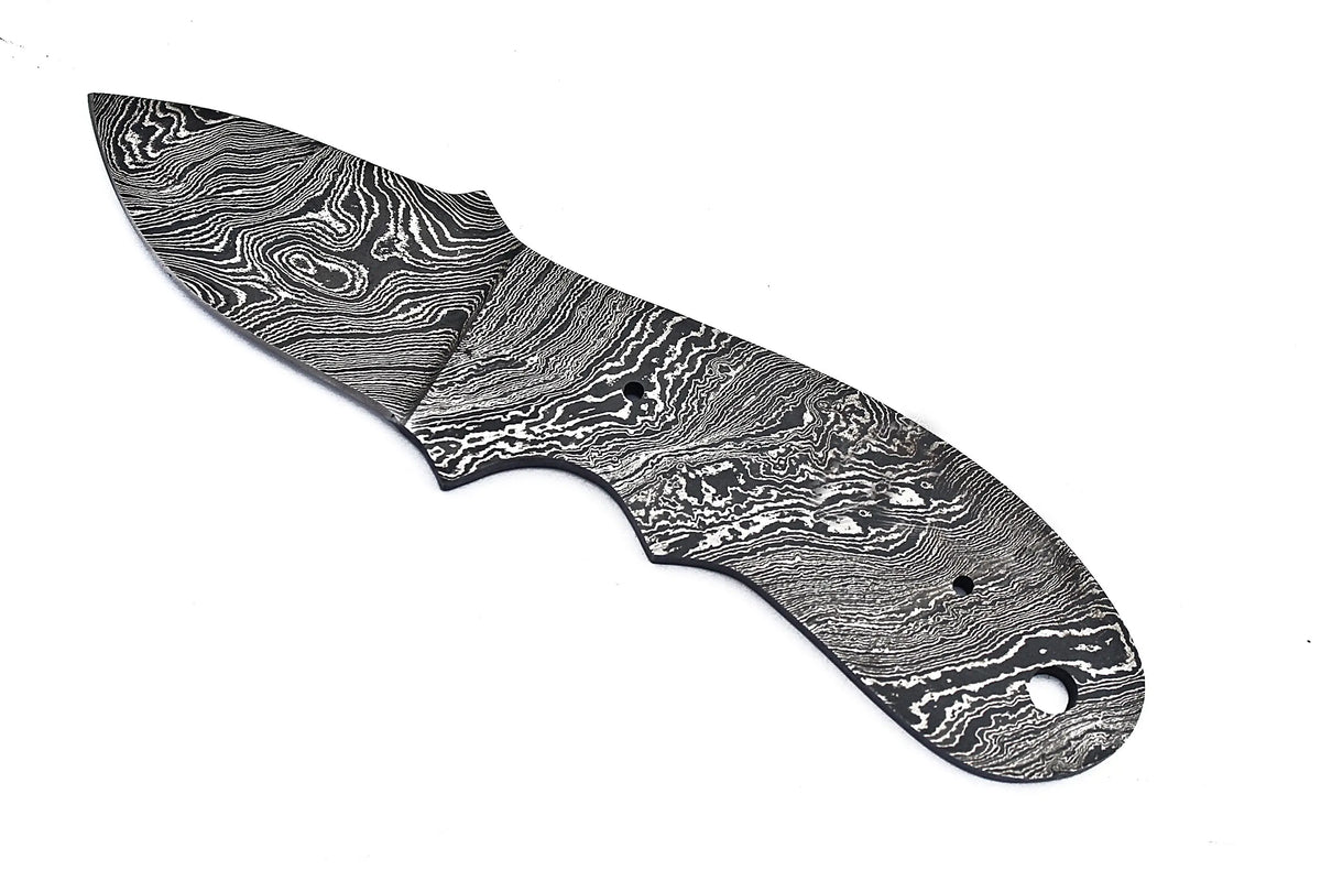 Damascus Steel Skinner blank blade Knife - SUSA KNIVES