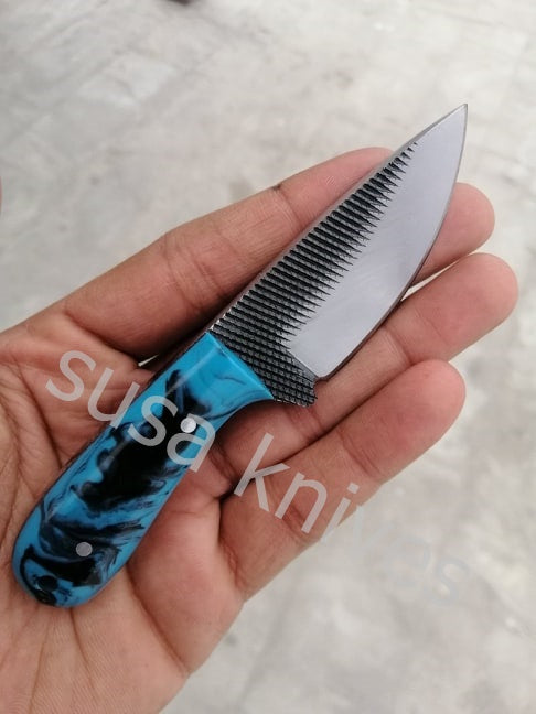 handmade RETI steel skinner knife - SUSA KNIVES