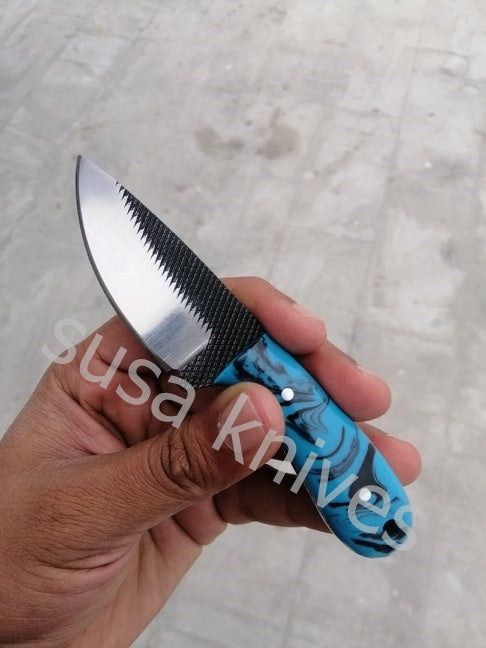 handmade RETI steel skinner knife - SUSA KNIVES