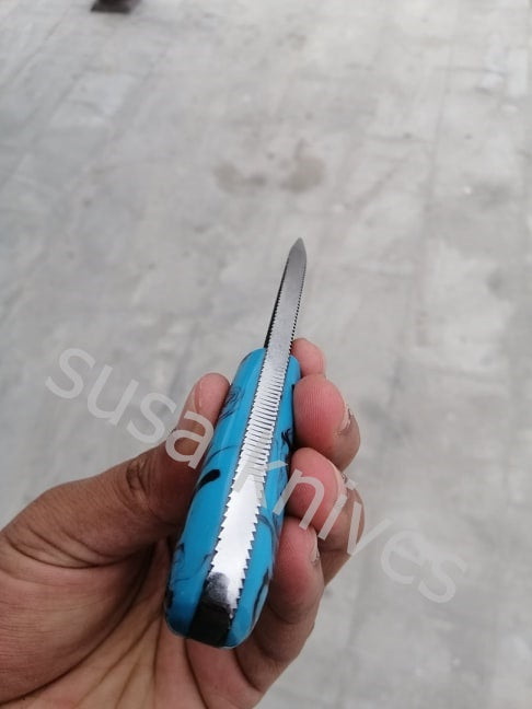 handmade RETI steel skinner knife - SUSA KNIVES