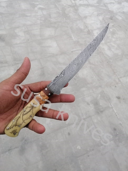 FLEXIBLE HANDMADE FILLET KNIFE - SUSA KNIVES