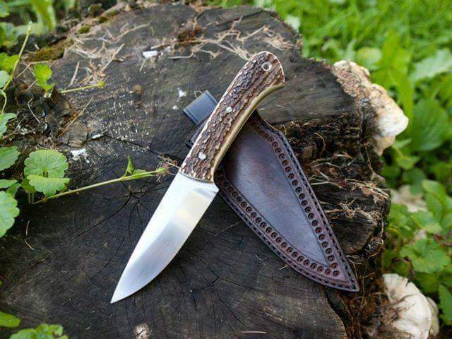 HANDMADE CARBON STEEL SKINNER KNIFE - SUSA KNIVES