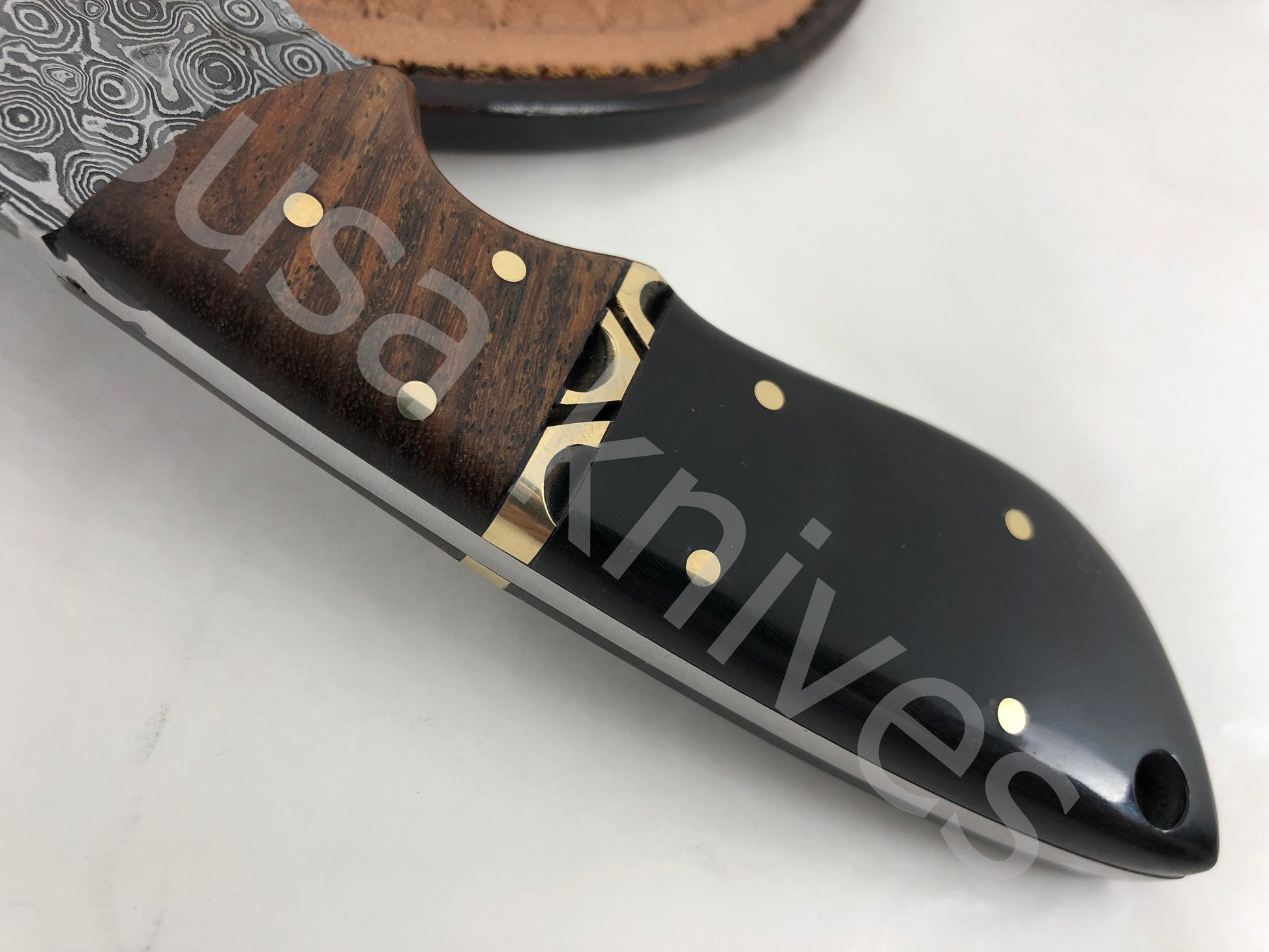 Damascus Steel Skinner Knife - SUSA KNIVES