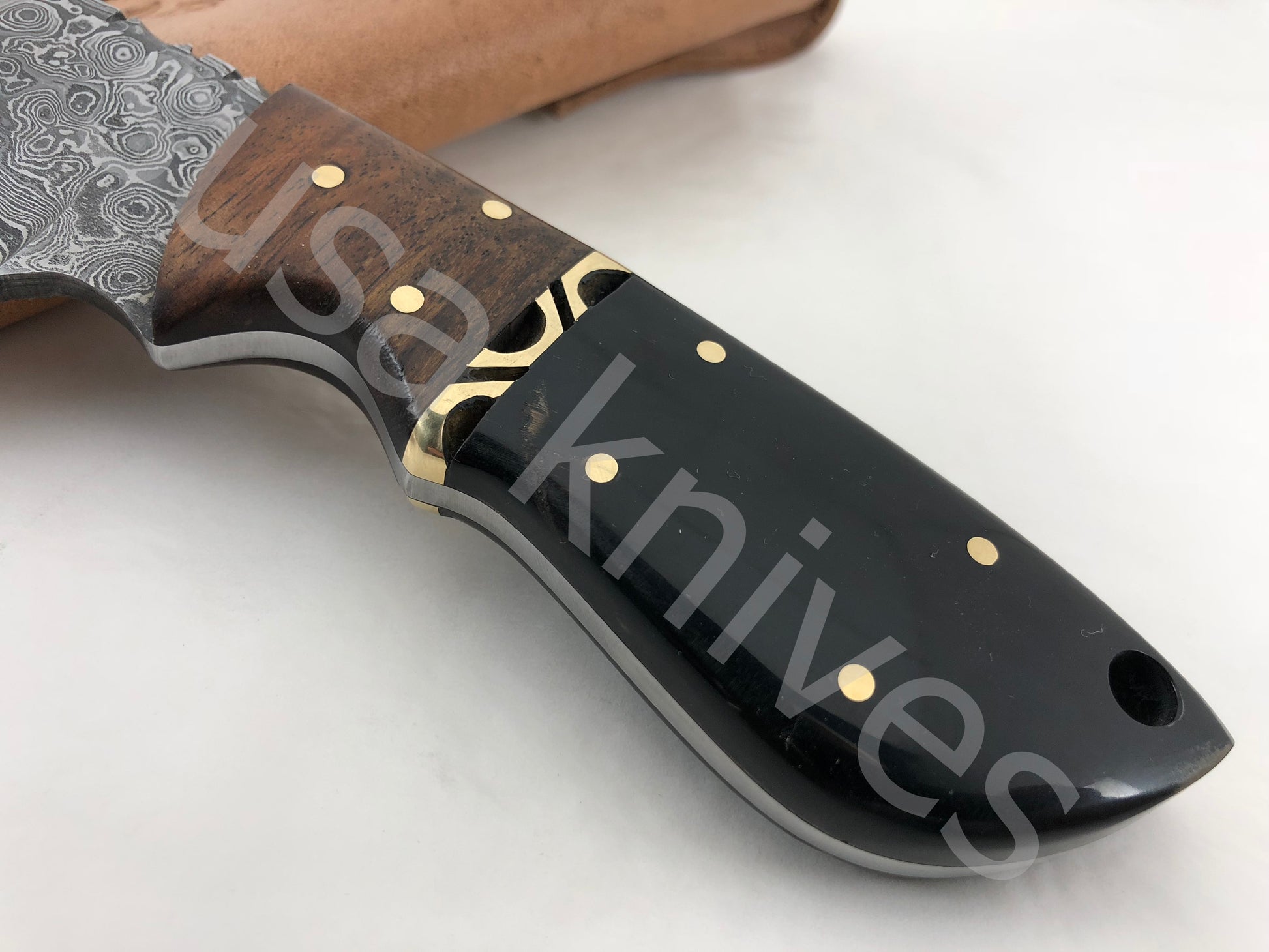 Damascus Steel Skinner Knife - SUSA KNIVES
