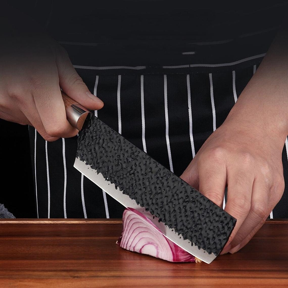Chef Knife 4 Pc Set - Best Gift - Damascus Kitchen Knives Set High Quality Steel Perfect Gift for love - Free Gift Leather Sheath - SUSA KNIVES
