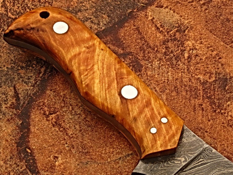 Hand Made Damascus Steel Hunting Skiner Knife/Easter Gift/Anniversary Gift/Birthday Gift/Gift for him - SUSA KNIVES