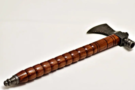 Handmade Tomahawk Damascus Steel SK Axe , Hatchet Axe with Rose wood - SUSA KNIVES