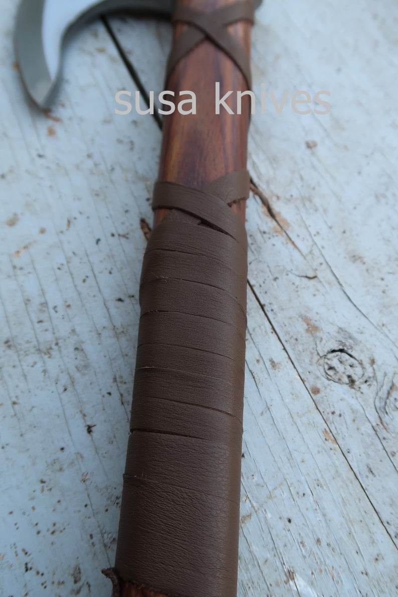 Handmade Damascus Steel Axe - SUSA KNIVES
