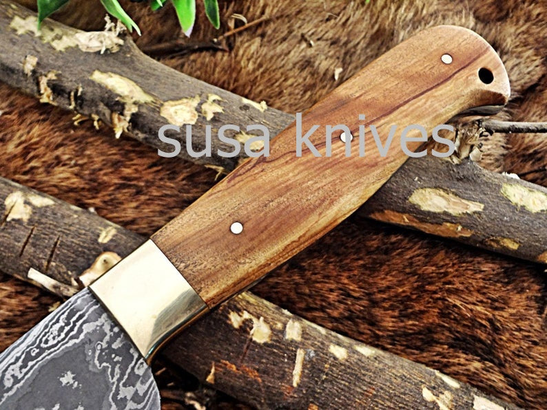Handmade Damascus Steel Chef Knife Boxing day sale, Heartwarming gift, Wedding gift,Birthday gift, Gift for Mother,Cutlery,Kitchen & Dining, - SUSA KNIVES