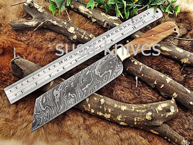 Handmade Damascus Steel Chef Knife Boxing day sale, Heartwarming gift, Wedding gift,Birthday gift, Gift for Mother,Cutlery,Kitchen & Dining, - SUSA KNIVES