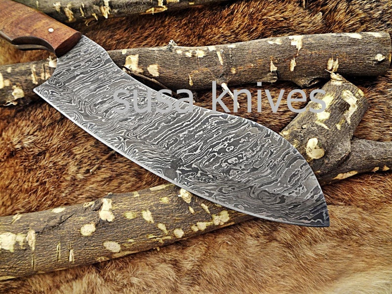 Handmade Damascus Steel Chef Knife Boxing day Sale,Housewarming gift,Bridesmaid gift,Birthday gift,Gift for Mother,Cutlery,Kitchen & Dining, - SUSA KNIVES