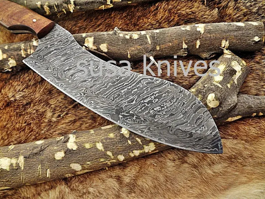 Handmade Damascus Steel Chef Knife Boxing day Sale,Housewarming gift,Bridesmaid gift,Birthday gift,Gift for Mother,Cutlery,Kitchen & Dining, - SUSA KNIVES
