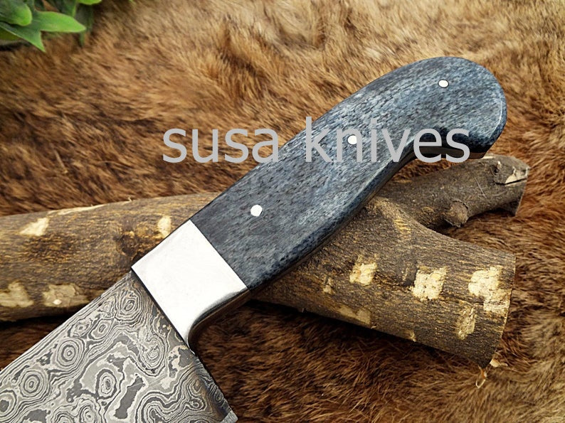 Handmade Damascus Steel Chef Knife Boxing day sale, Heartwarming gift, Wedding gift, Gift for her, Anniversary gift, Personalized gift - SUSA KNIVES