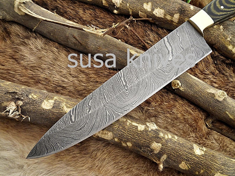 Handmade Damascus Steel Chef Knife Boxing day Sale, Heartwarming gift, Gift for her, Anniversary gift, Personalized gift, Housewarming gift, - SUSA KNIVES