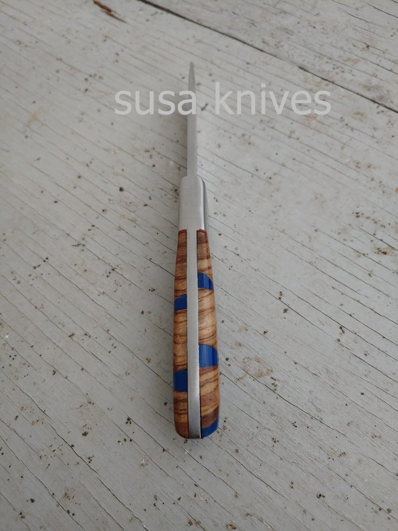 Custom Handmade Damascus Steel Skinner Knive - SUSA KNIVES