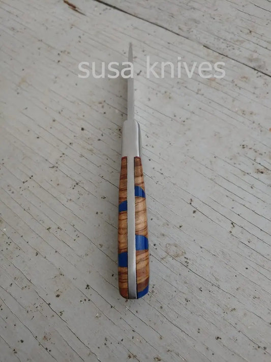 Custom Handmade Damascus Steel Skinner Knive - SUSA KNIVES