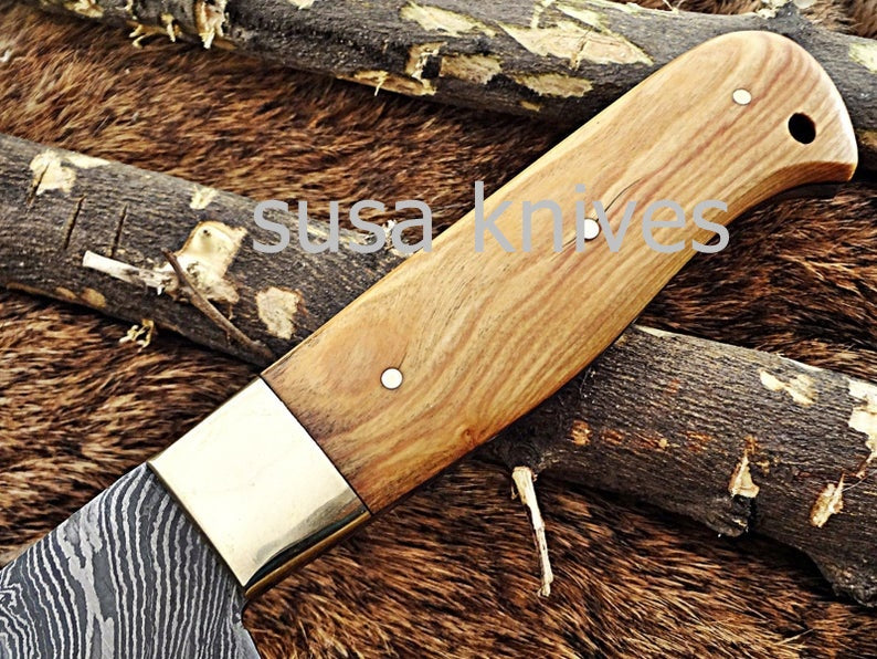 Handmade Damascus Steel Chef Knife Boxing day sale, Heartwarming gift, Wedding gift, Gift for her, Anniversary gift, Personalized gift - SUSA KNIVES