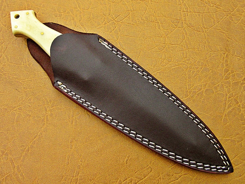 Custom Handmade Stainless Steel Fixed Blade Hunting Dagger Knife - SUSA KNIVES