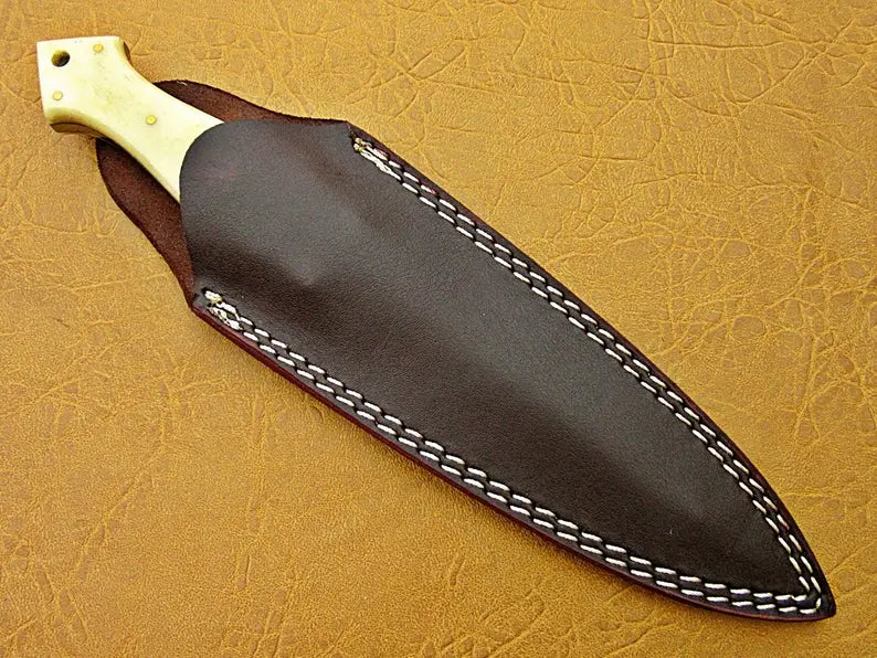 Custom Handmade Stainless Steel Fixed Blade Hunting Dagger Knife - SUSA KNIVES