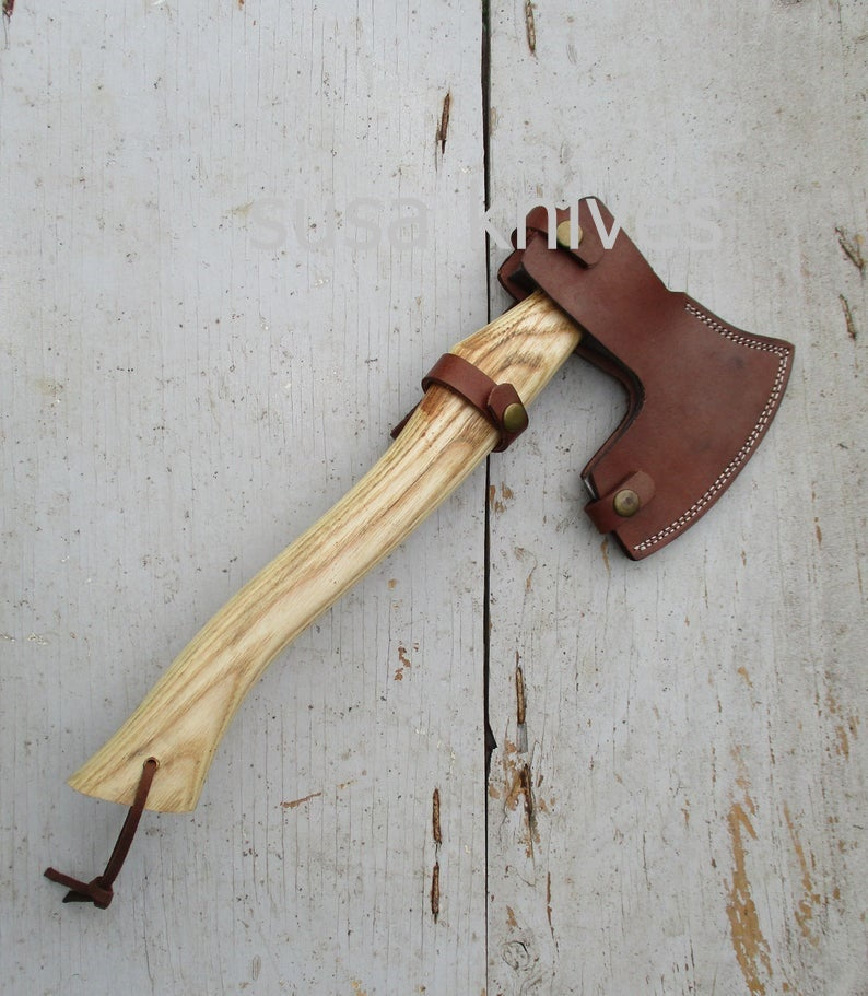 Handmade Damascus Steel Axe - SUSA KNIVES