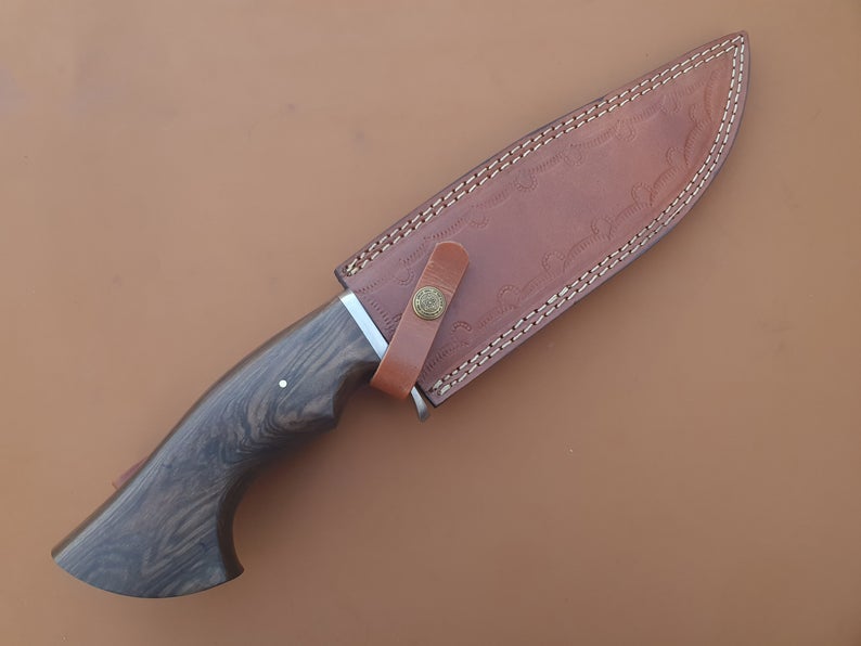 Custom Handmade 1095 Carbon Steel Bowie Knife - SUSA KNIVES