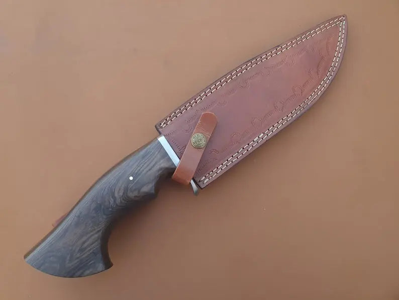 Custom Handmade 1095 Carbon Steel Bowie Knife - SUSA KNIVES
