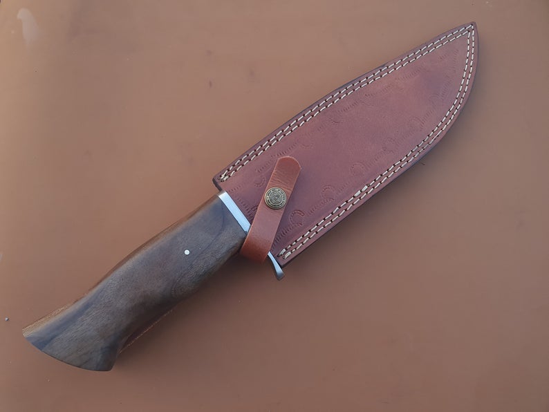 Custom Handmade 1095 Carbon Steel Bowie Knife - SUSA KNIVES