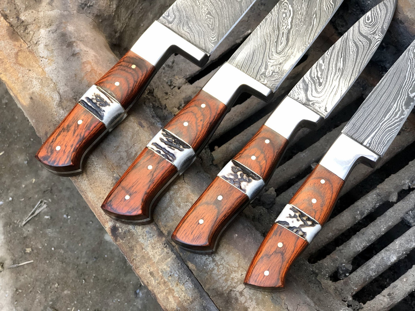handmade chef set 4 pcs - SUSA KNIVES