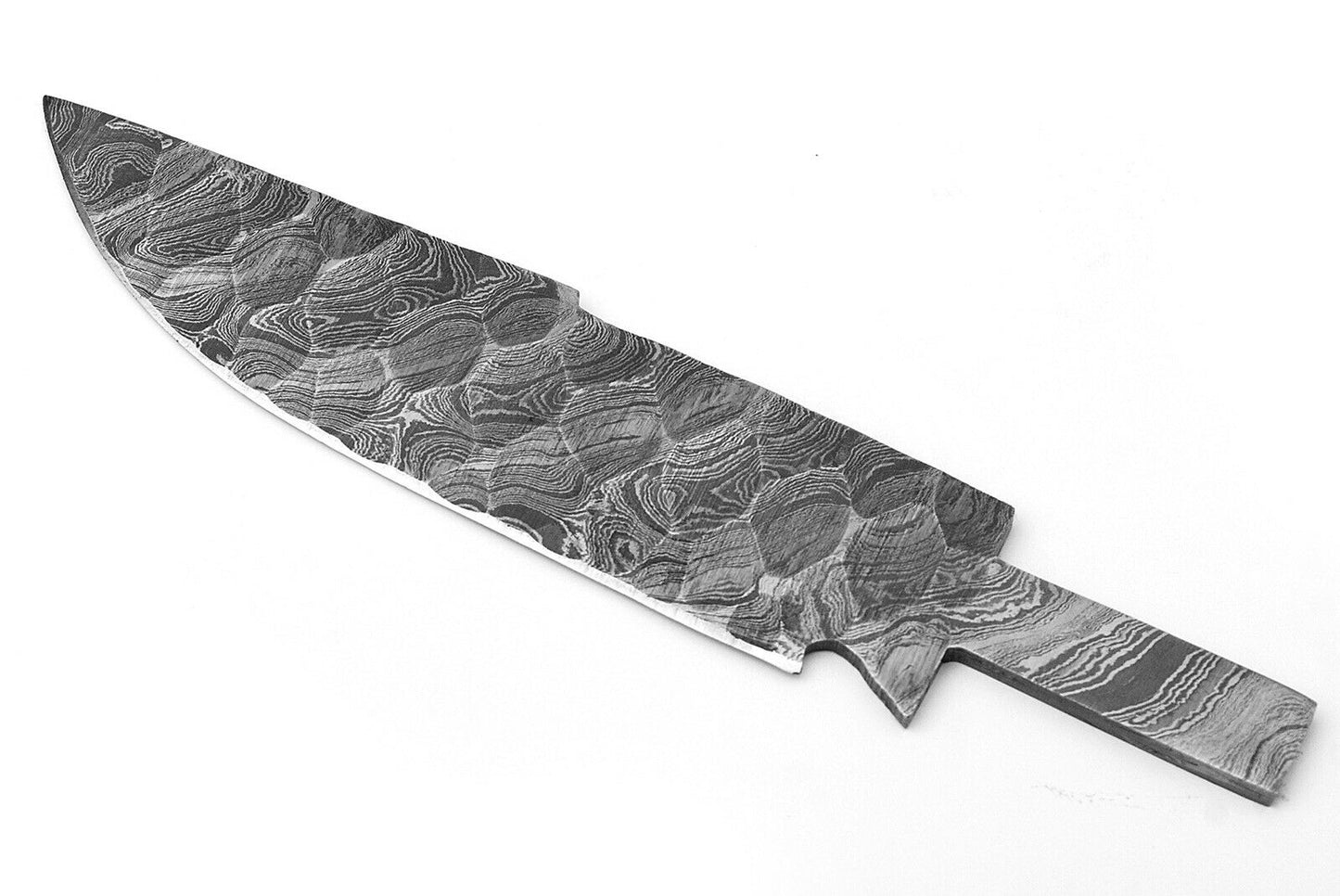 Hand Forged Damascus Steel Hunting Blank Blade Knife- - SUSA KNIVES