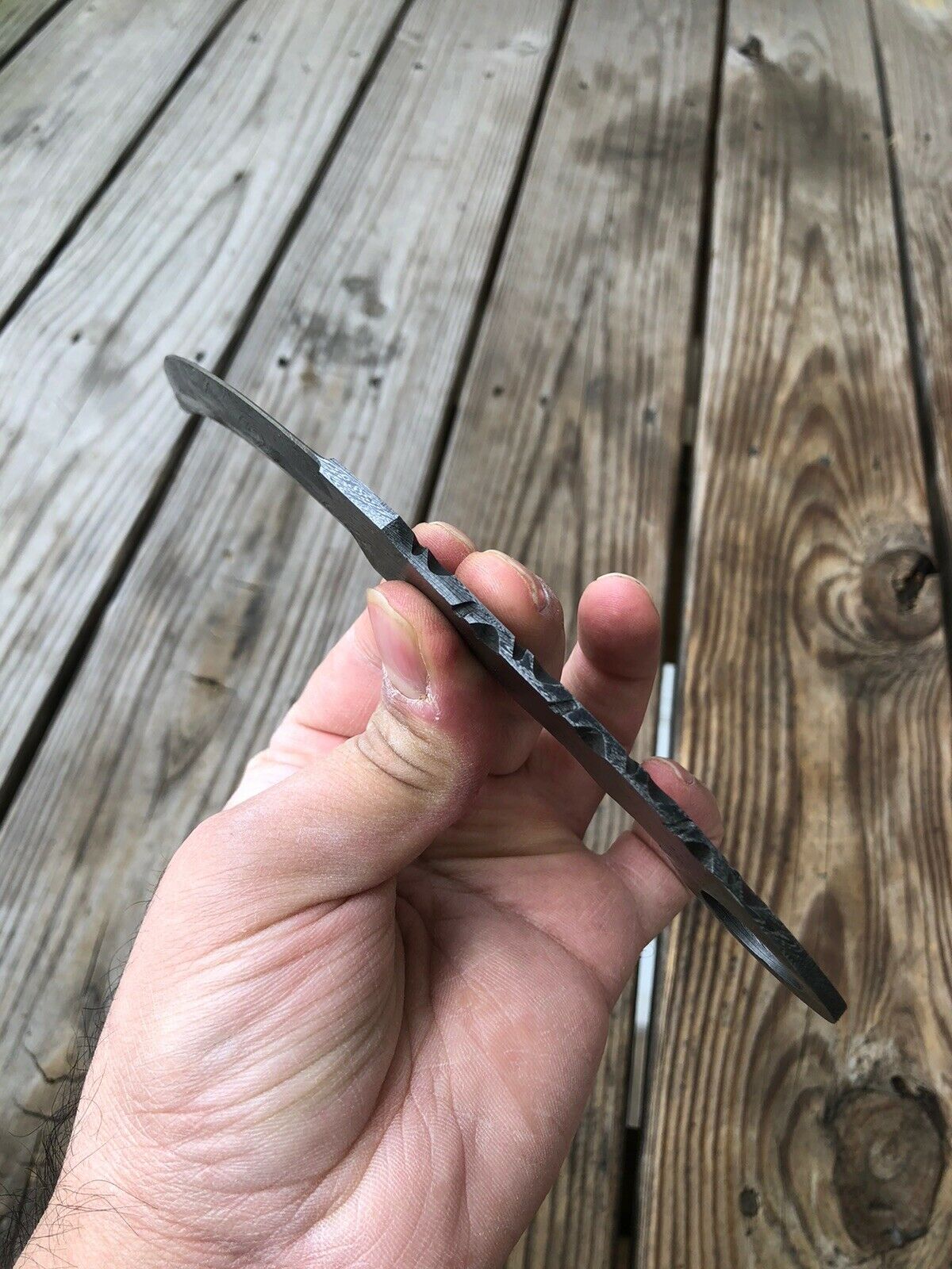 Custom HAND FORGED DAMASCUS STEEL Karambit BLADE FULL TANG - SUSA KNIVES