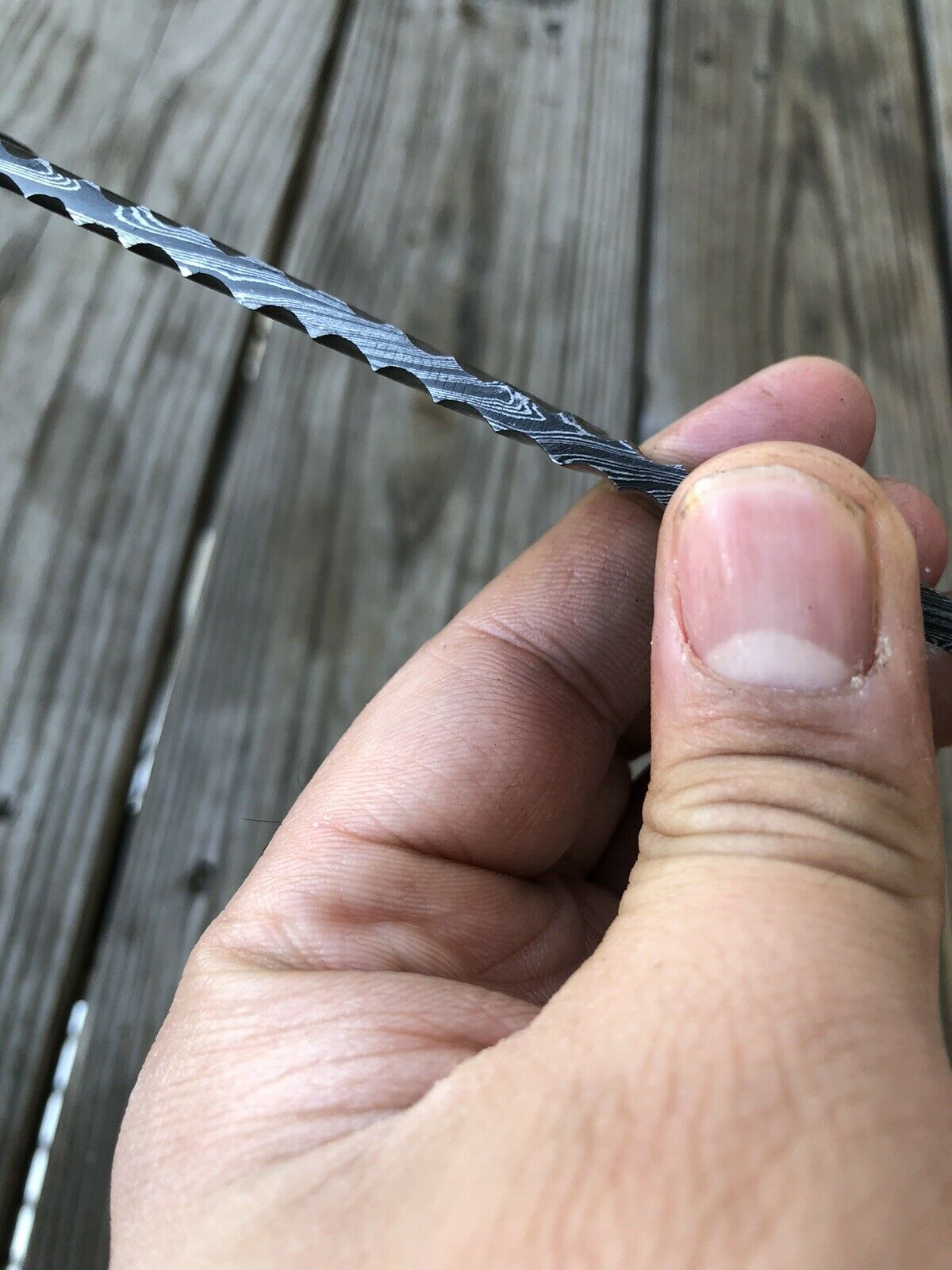 HAND FORGED DAMASCUS STEEL Hunting KNIFE BLANK BLADE - SUSA KNIVES