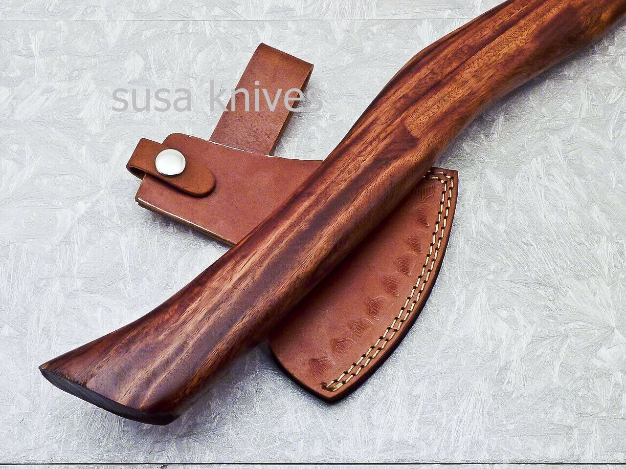 New Beautiful Handmade Damascus Steel AXE "UNIQUE AXE" Limited Edition - SUSA KNIVES