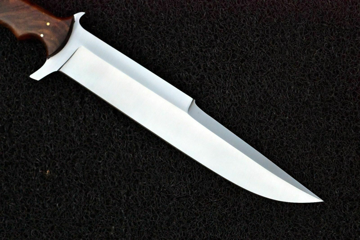 CUSTOM HAND MADE D2 Tool STEEL HUNTING BOWIE KNIFE WITH ROSE WOOD HANDLE. - SUSA KNIVES