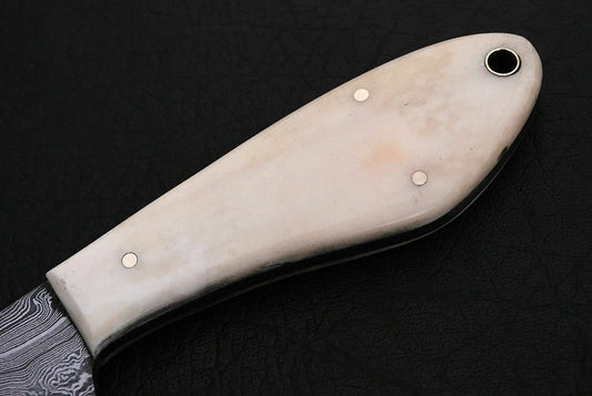 CUSTOM HAND MADE DAMASCUS STEEL HUNTING SKINNER KNIFE. - SUSA KNIVES