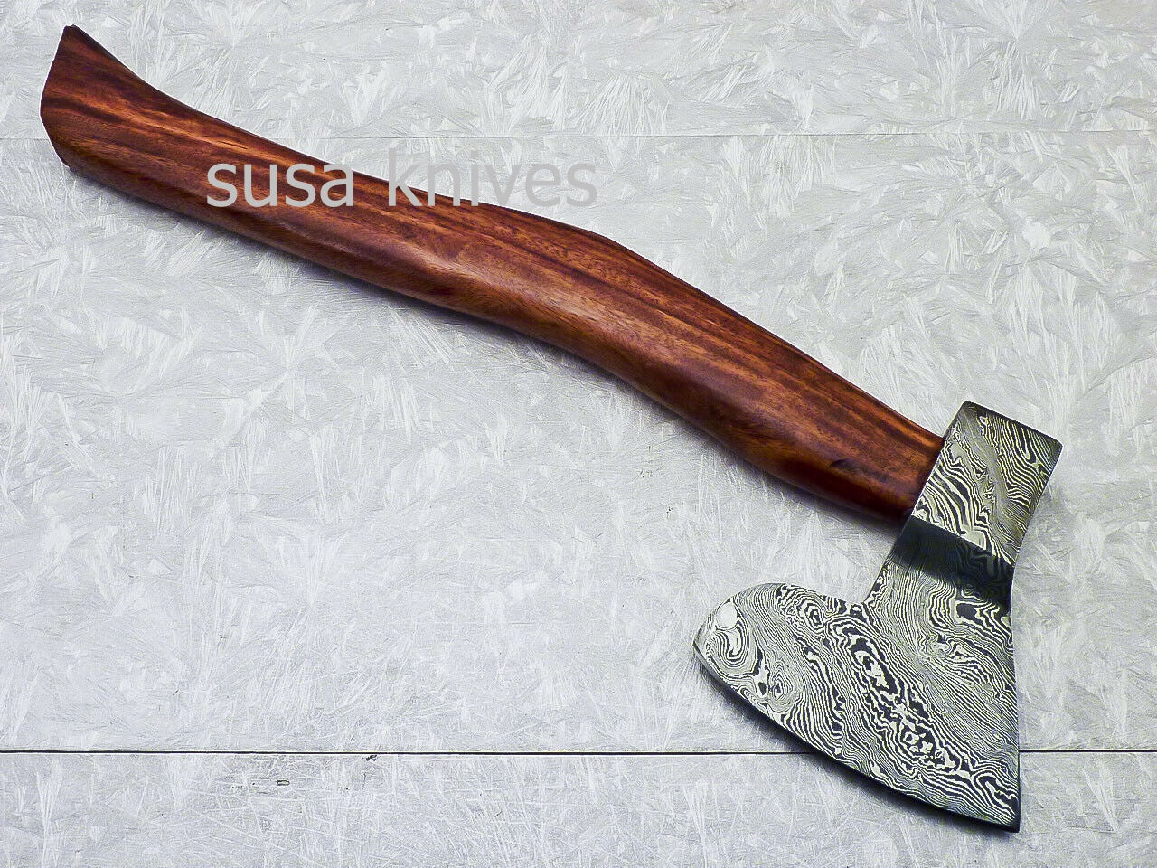 New Beautiful Handmade Damascus Steel AXE "UNIQUE AXE" Limited Edition - SUSA KNIVES