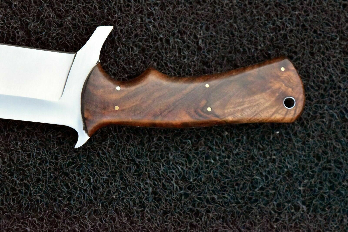 CUSTOM HAND MADE D2 Tool STEEL HUNTING BOWIE KNIFE WITH ROSE WOOD HANDLE. - SUSA KNIVES