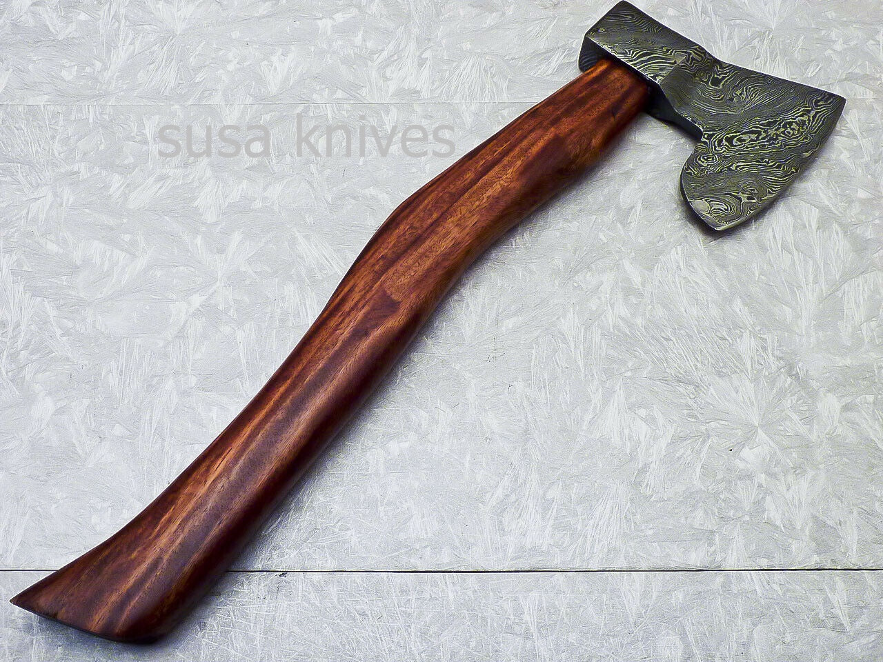 New Beautiful Handmade Damascus Steel AXE "UNIQUE AXE" Limited Edition - SUSA KNIVES
