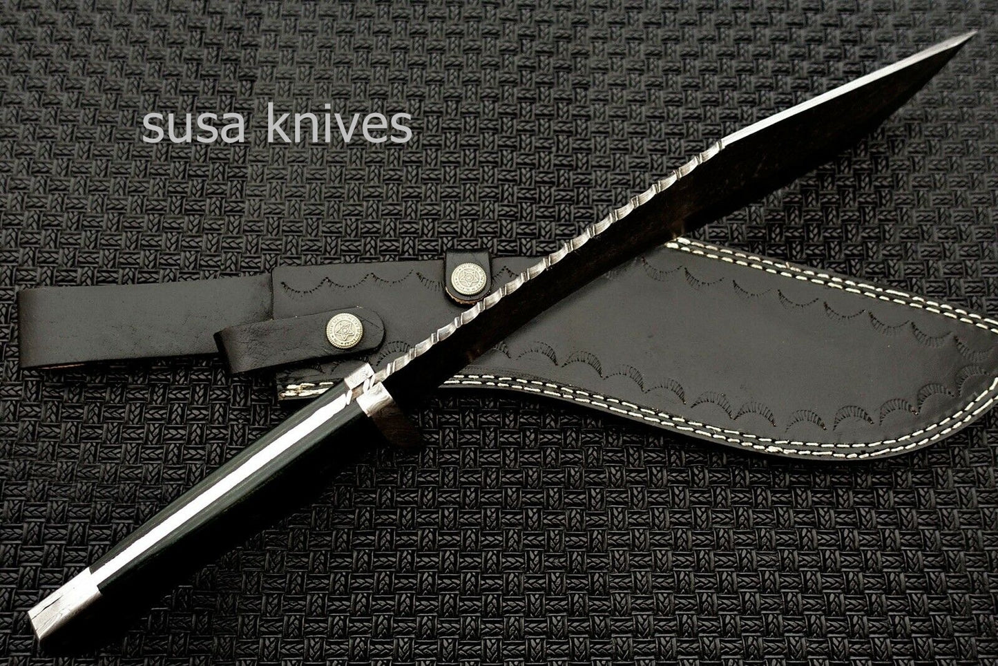 Custom Handmade Damascus Kukri Knife - SUSA KNIVES