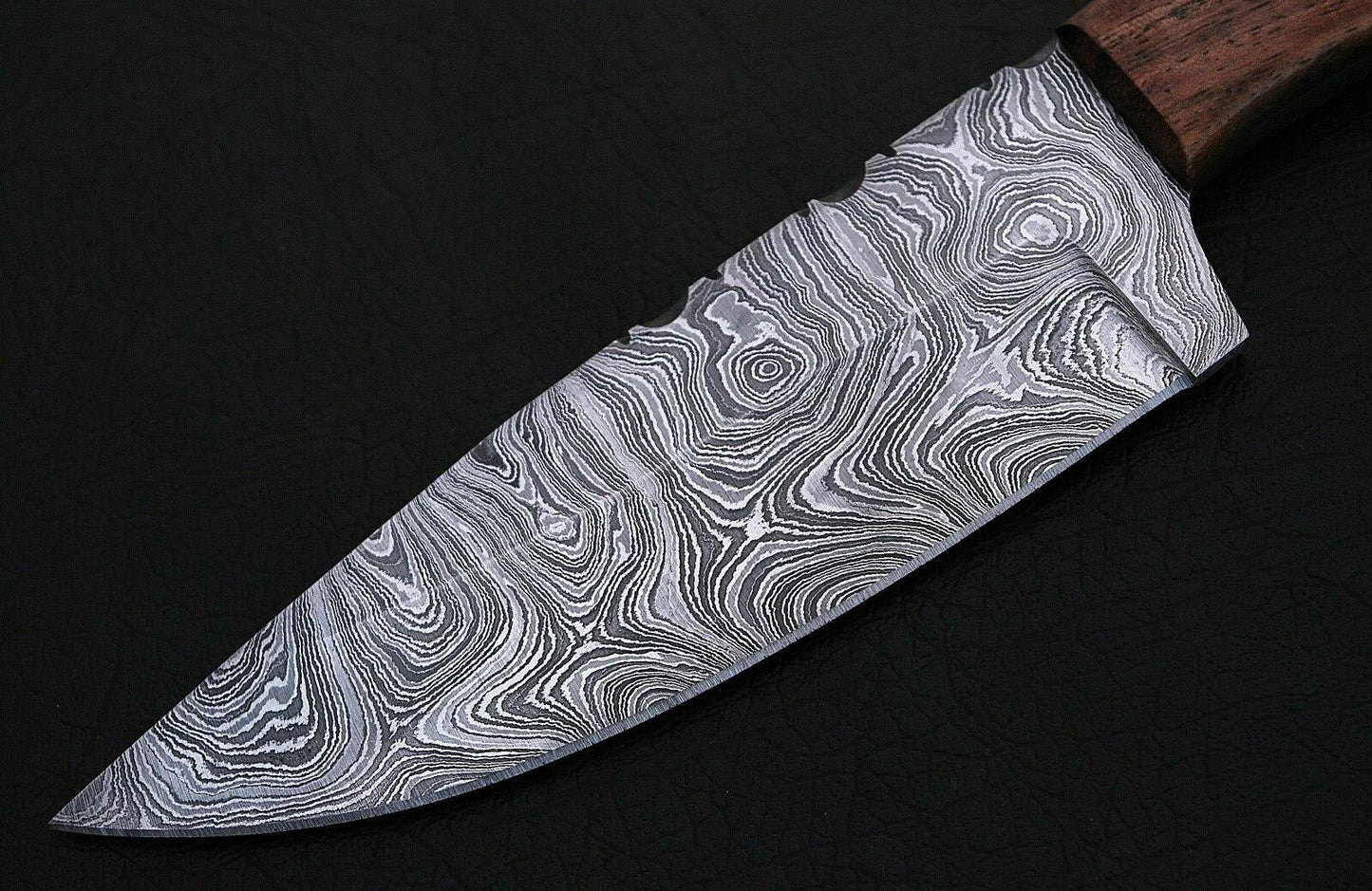 BEAUTIFUL CUSTOM HAND MADE DAMASCUS STEEL HUNTING SKINNER KNIFE. - SUSA KNIVES