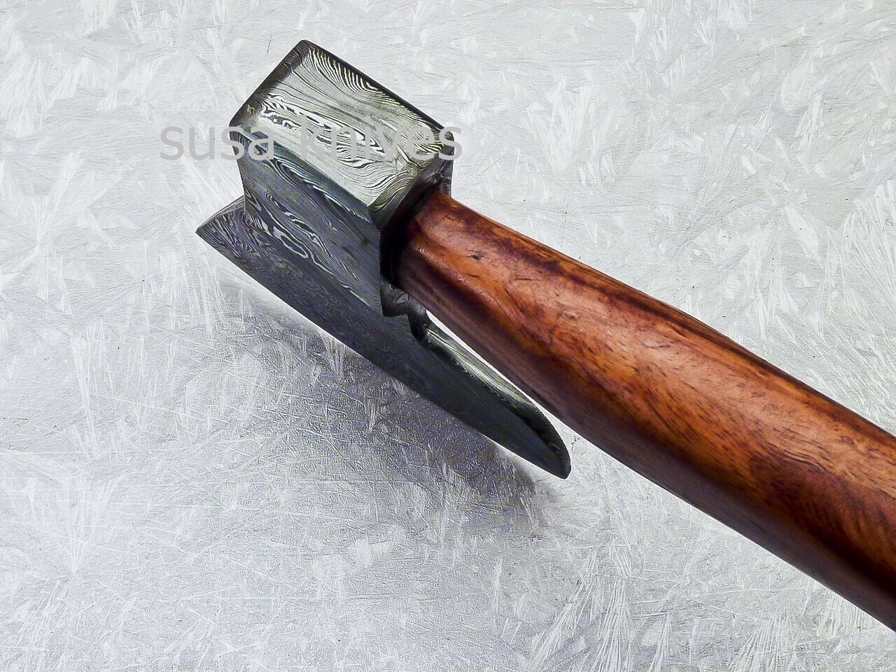 New Beautiful Handmade Damascus Steel AXE "UNIQUE AXE" Limited Edition - SUSA KNIVES