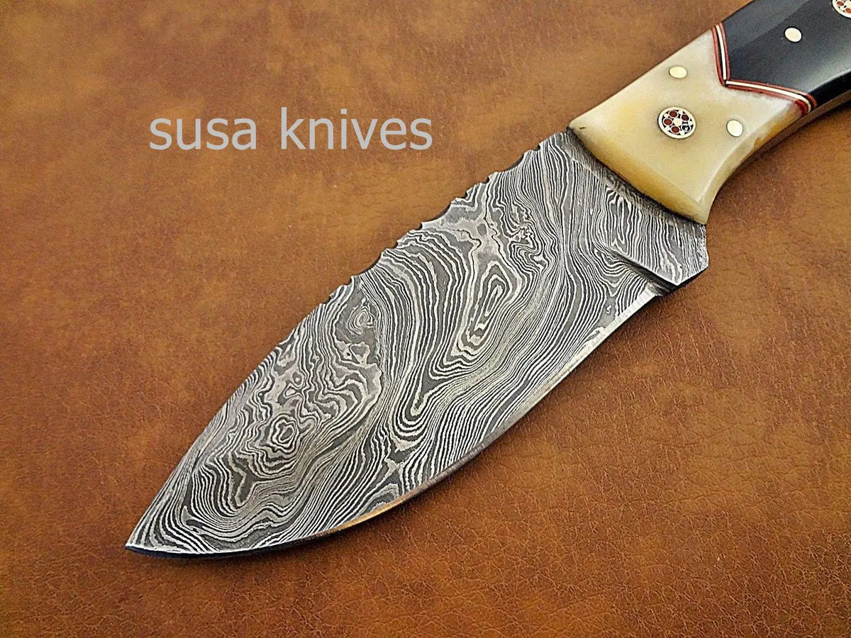 Custom hand crafted Damascus steel Moqen,s Knife (Special Sale) - SUSA KNIVES
