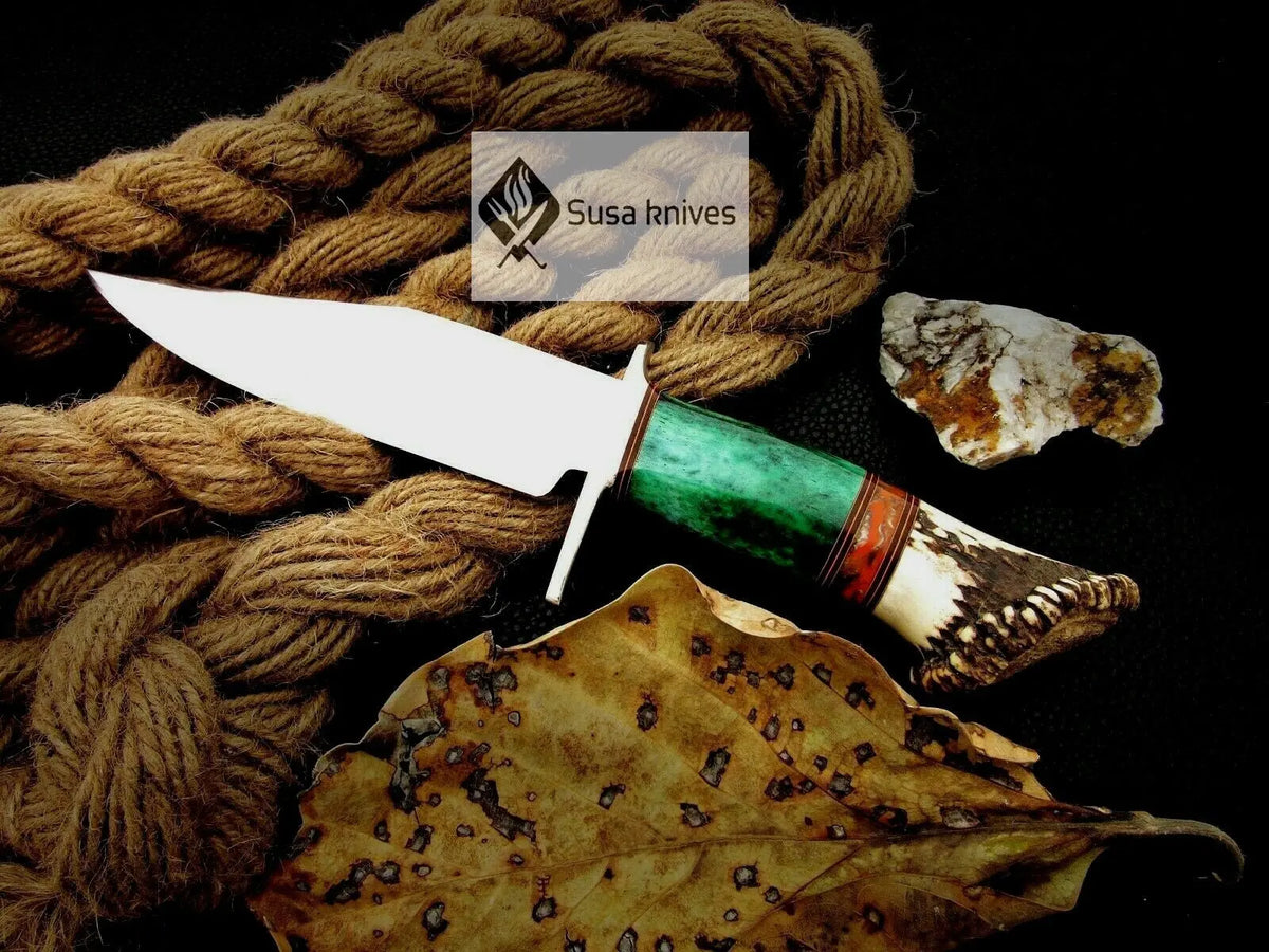 CUSTOM MADE, MIRROR POLISHED 440 C ,OUTDOOR JUNGLE HUNTING / FIGHTING CLAW KNIFE - SUSA KNIVES