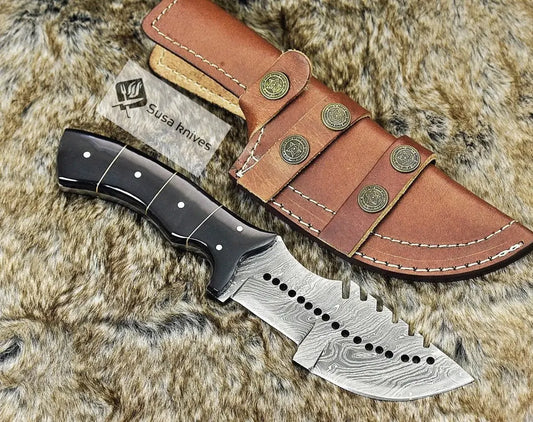 DIY Hunter: Customising the Tracker Blank Blade and Damascus Steel Hunting Knife Kit SUSA KNIVES