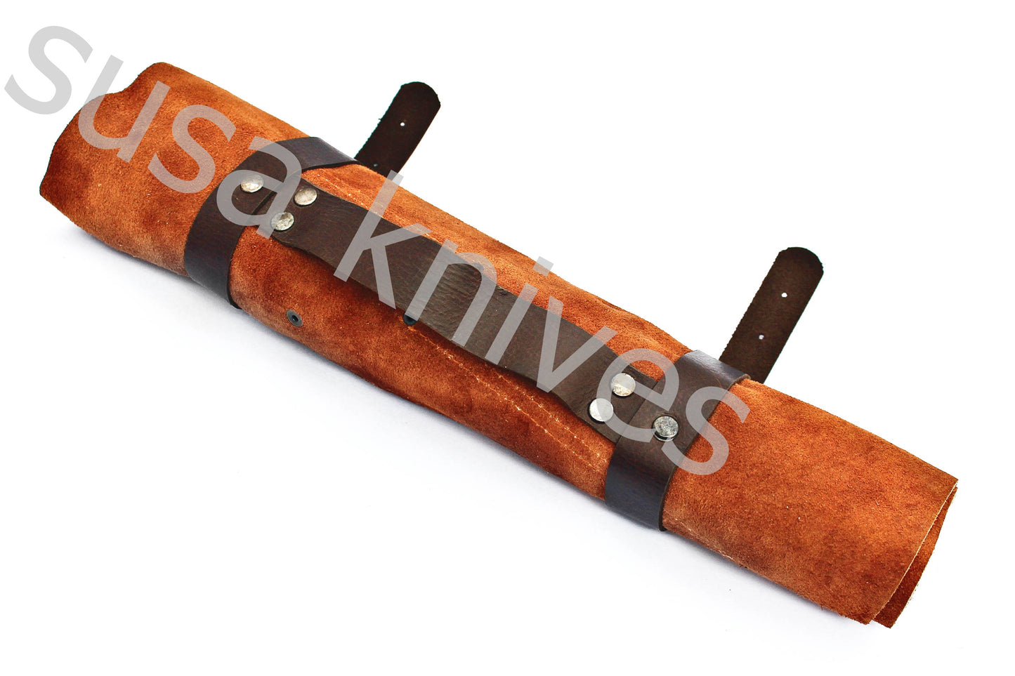 Custom Made Damascus Steel Kitchen Knives Set / Chef’s Knife 4-Pcs Set - SUSA KNIVES