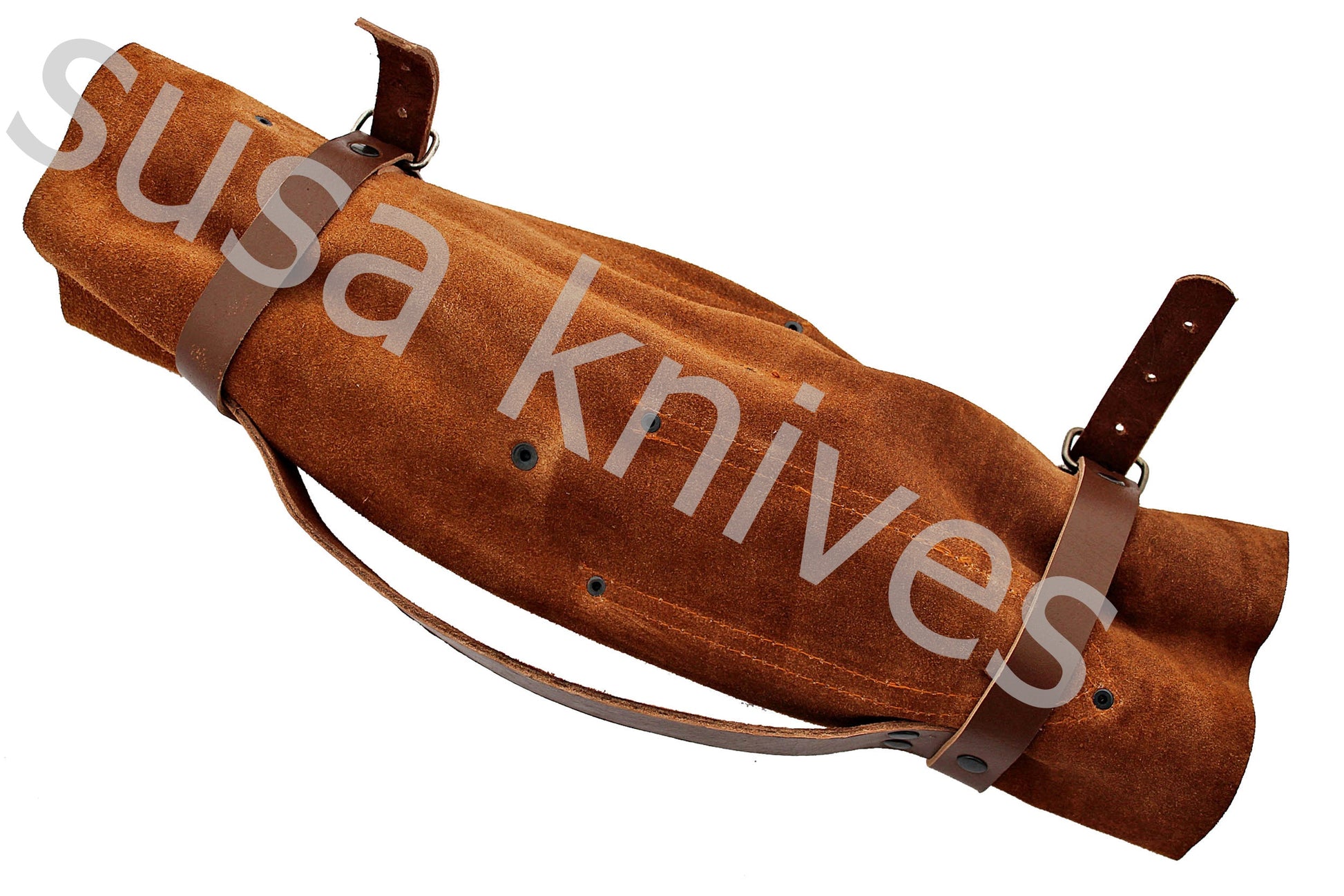 Custom Made Damascus Steel Kitchen Knives Set / Chef’s Knife 7-Pcs - SUSA KNIVES