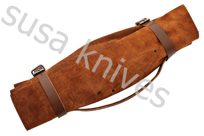 Custom Made Damascus Steel Kitchen Knives Set / Chef’s Knife 7-Pcs - SUSA KNIVES